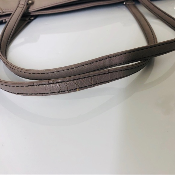 Nine West large handbag 2 color leather trim Purse - Picture 7 of 8